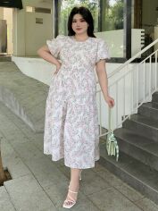 Акція на Плаття міді літнє жіноче SHEIN GD-00148475 1XL Комбіноване від Rozetka