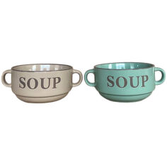 Акція на Бульонница керамическая 470 мл Soup Limited Edition JH5874 від Podushka