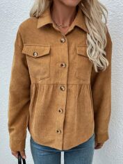 Акція на Куртка демісезонна жіноча SHEIN GD-00159599 M Хакі від Rozetka