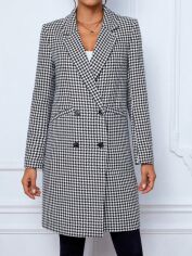 Акція на Пальто жіноче SHEIN GD-00159756 L-Tall Різнокольорове від Rozetka
