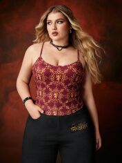Акція на Топ жіночий SHEIN GD-00164942 XL Різнокольоровий від Rozetka