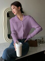 Акція на Кардиган жіночий SHEIN GD-00162001 S Світло-рожевий від Rozetka
