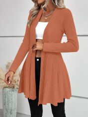 Акція на Кардиган жіночий SHEIN GD-00168147 L Коричневий від Rozetka