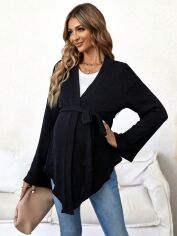 Акція на Кардиган для вагітних SHEIN GD-00162847 L Чорний від Rozetka