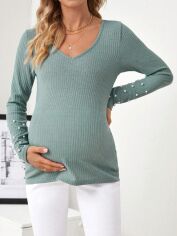 Акція на Футболка жіноча SHEIN GD-00166171 L Зелена від Rozetka