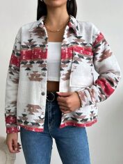 Акція на Сорочка жіноча SHEIN GD-00162614 L Різнокольорова від Rozetka