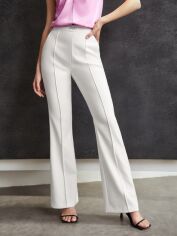 Акція на Штани жіночі SHEIN GD-00098241 S Білі від Rozetka