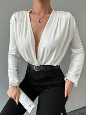 Акція на Блуза жіноча SHEIN GD-00143828 S Біла від Rozetka