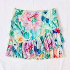Акція на Спідниця міні літня жіноча SHEIN GD-00170436 XS Різнокольорова від Rozetka