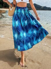 Акція на Спідниця довга літня жіноча SHEIN GD-00167870 S Синя від Rozetka