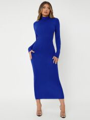 Акція на Плаття довге осіннє жіноче SHEIN GD-00165102 XL Синє від Rozetka