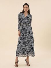 Акція на Плаття довге осіннє жіноче SHEIN GD-00159290 S Різнокольорове від Rozetka