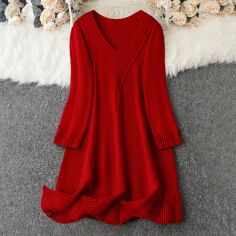 Акція на Сукня жіноча SHEIN GD-00156831 2XL Червона від Rozetka