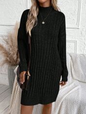 Акція на Сукня жіноча SHEIN GD-00159476 XL Чорна від Rozetka