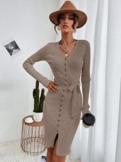 Акція на Сукня жіноча SHEIN GD-00162005 XS Хакі від Rozetka