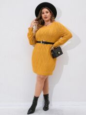 Акція на Сукня жіноча SHEIN GD-00167212 2XL Помаранчева від Rozetka