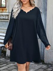 Акція на Сукня літня жіноча SHEIN GD-00166246 4XL Темно-синя від Rozetka
