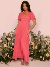 Акція на Сукня довга літня жіноча SHEIN GD-00167794 L Рожева від Rozetka