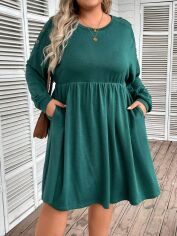 Акція на Сукня жіноча SHEIN GD-00088238 3XL Смарагдова від Rozetka