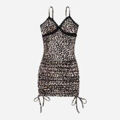 Акція на Сукня літня жіноча SHEIN GD-00170655 M Коричнева від Rozetka