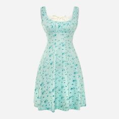 Акція на Сукня міді літня жіноча SHEIN GD-00170677 S М'ятна від Rozetka