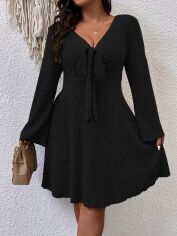 Акція на Сукня літня жіноча SHEIN GD-00165910 2XL Чорна від Rozetka