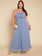 Акція на Сукня літня жіноча SHEIN GD-00167790 3XL Блакитна від Rozetka