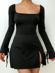 Акція на Сукня літня жіноча SHEIN GD-00165622 S Чорна від Rozetka
