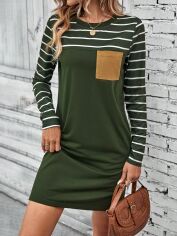 Акція на Сукня літня жіноча SHEIN GD-00165632 S Зелена від Rozetka