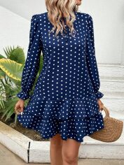 Акція на Сукня коротка літня жіноча SHEIN GD-00165671 XS Темно-синя від Rozetka