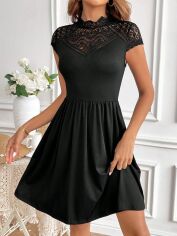 Акція на Сукня літня жіноча SHEIN GD-00166100 L Чорна від Rozetka