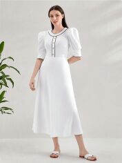 Акція на Сукня літня жіноча SHEIN GD-00166101 L Біла від Rozetka