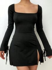 Акція на Сукня літня жіноча SHEIN GD-00165622 XS Чорна від Rozetka