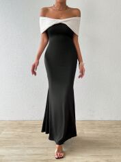 Акція на Сукня літня жіноча SHEIN GD-00165631 S Чорна від Rozetka