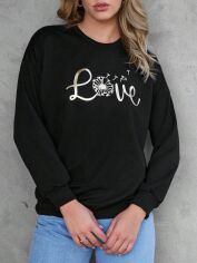 Акція на Світшот жіночий SHEIN GD-00162297 S Чорний від Rozetka