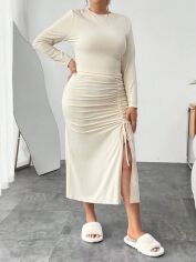 Акція на Костюм жіночий SHEIN GD-00164112 XL Кремовий від Rozetka