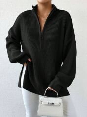 Акція на Светр жіночий SHEIN GD-00156764 S Чорний від Rozetka