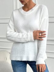 Акція на Светр жіночий SHEIN GD-00156781 S Білий від Rozetka