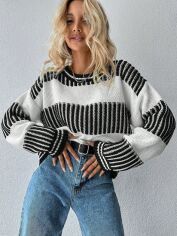 Акція на Светр жіночий SHEIN GD-00156737 One Size Різнокольоровий від Rozetka