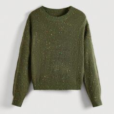 Акція на Светр жіночий SHEIN GD-00156748 S Зелений від Rozetka