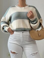 Акція на Светр жіночий SHEIN GD-00156867 3XL Білий від Rozetka