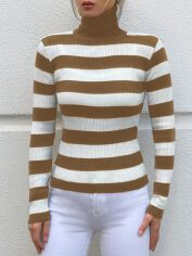 Акція на Светр жіночий SHEIN GD-00156718 One Size Пісочний від Rozetka