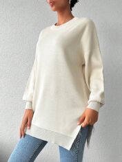 Акція на Светр жіночий SHEIN GD-00156721 One Size Бежевий від Rozetka