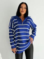 Акція на Светр жіночий SHEIN GD-00156733 One Size Синій від Rozetka