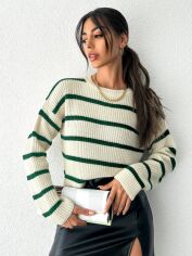 Акція на Светр жіночий SHEIN GD-00156735 One Size Оливковий від Rozetka