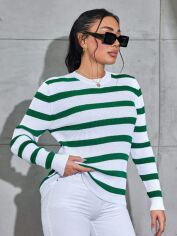 Акція на Светр жіночий SHEIN GD-00156869 4XL Зелений від Rozetka