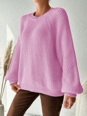 Акція на Светр жіночий SHEIN GD-00156863 3XL Рожевий від Rozetka