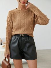 Акція на Светр жіночий SHEIN GD-00156727 One Size Пісочний від Rozetka