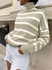 Акція на Светр жіночий SHEIN GD-00156740 One Size Кремовий від Rozetka