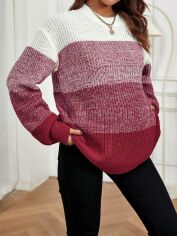 Акція на Светр для вагітних SHEIN GD-00156480 L Фуксія від Rozetka